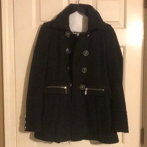 Arden B. Black Wool Coat